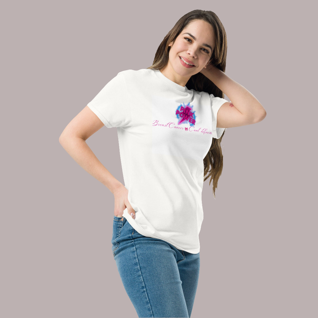 PINK POWER  Breast Cancer Can't Define Me Unisex classic tee
